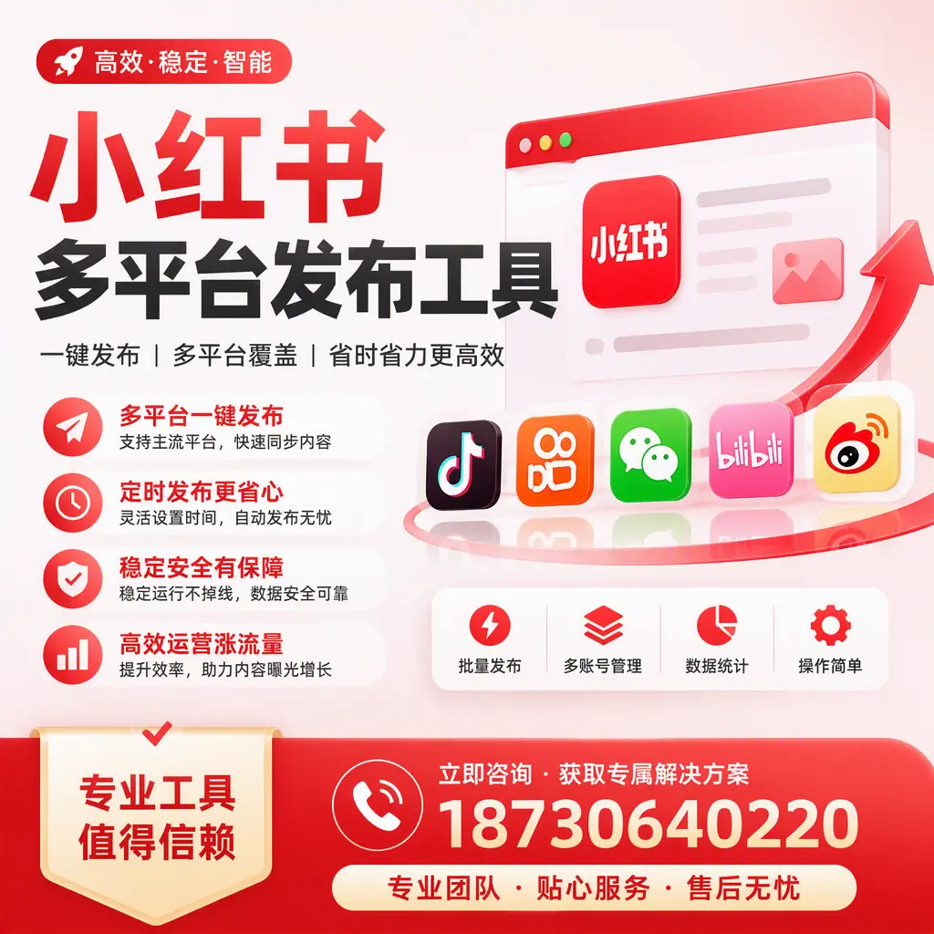 在 南充 小红书多平台发布工具的市场前景分析